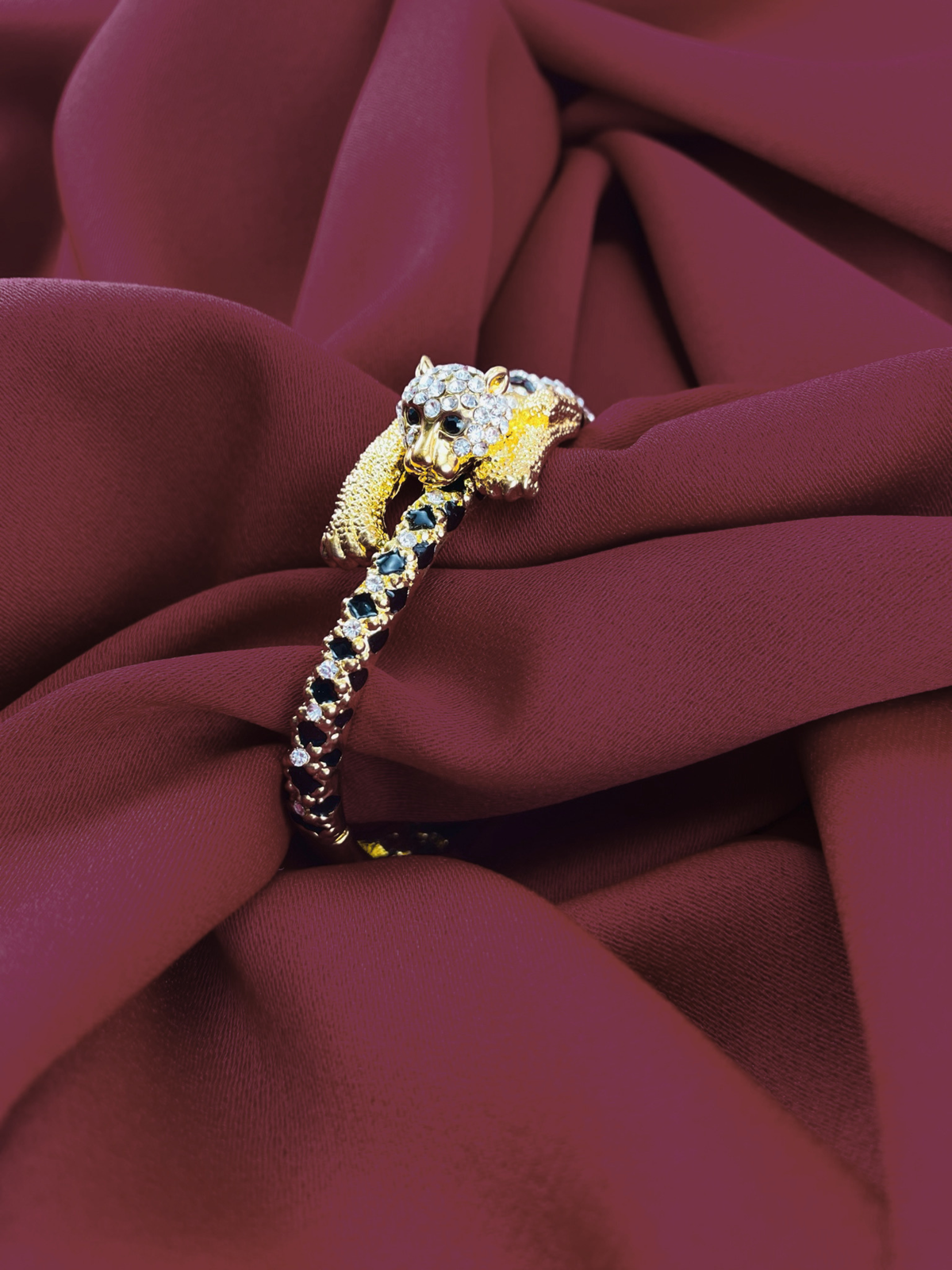 Leopard Jeweled Bracelet