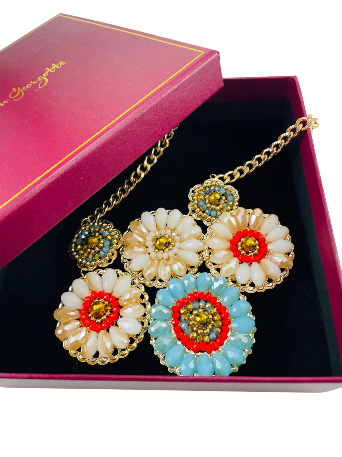 Daisy Bib Necklace