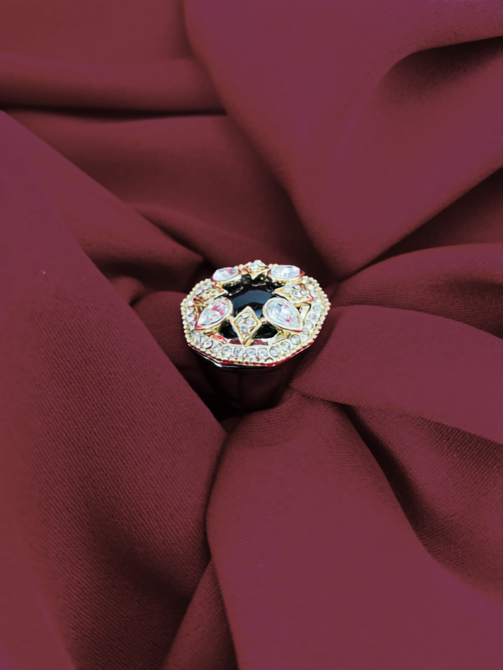 Ebony Cocktail Ring