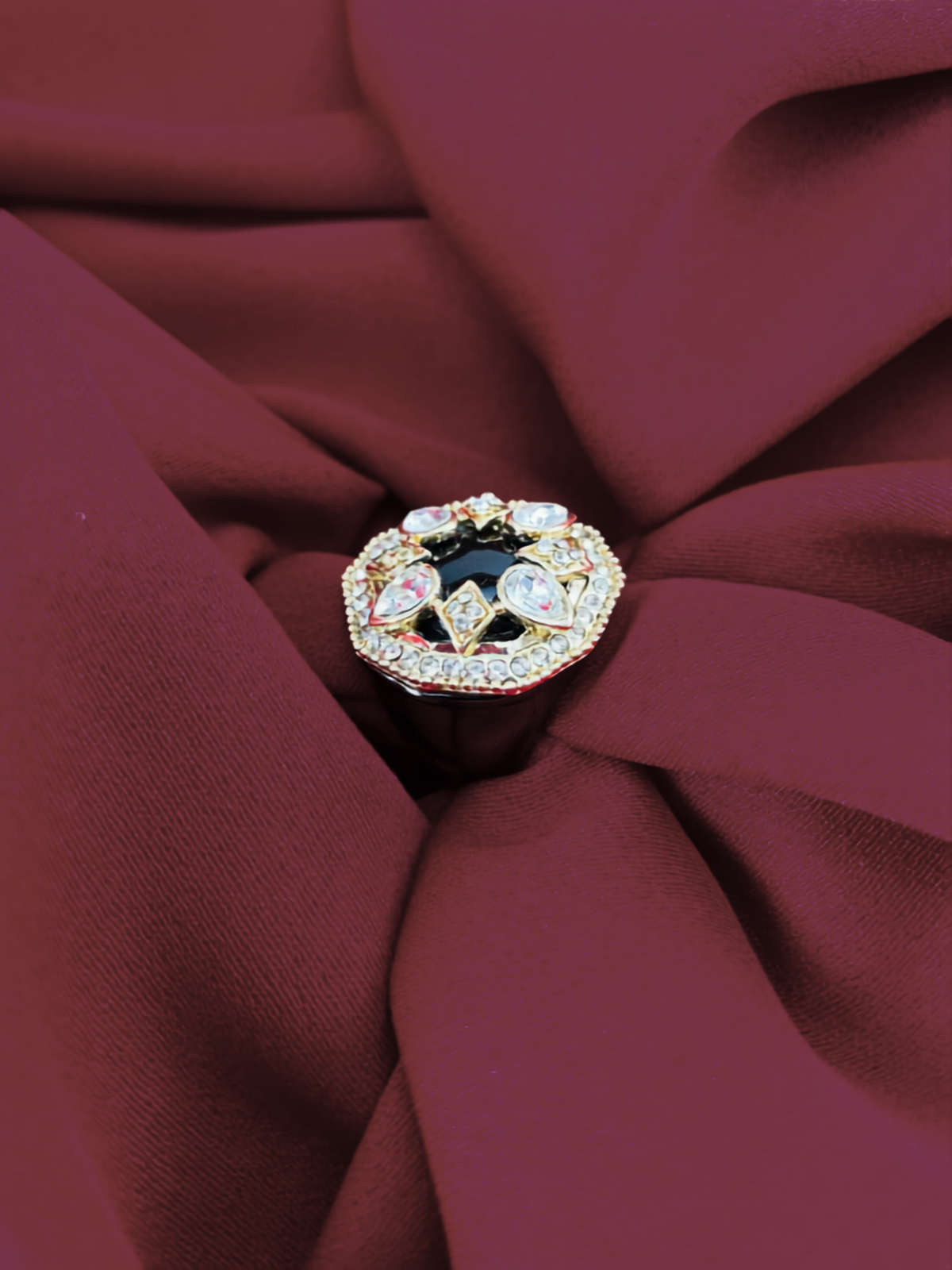 Ebony Cocktail Ring