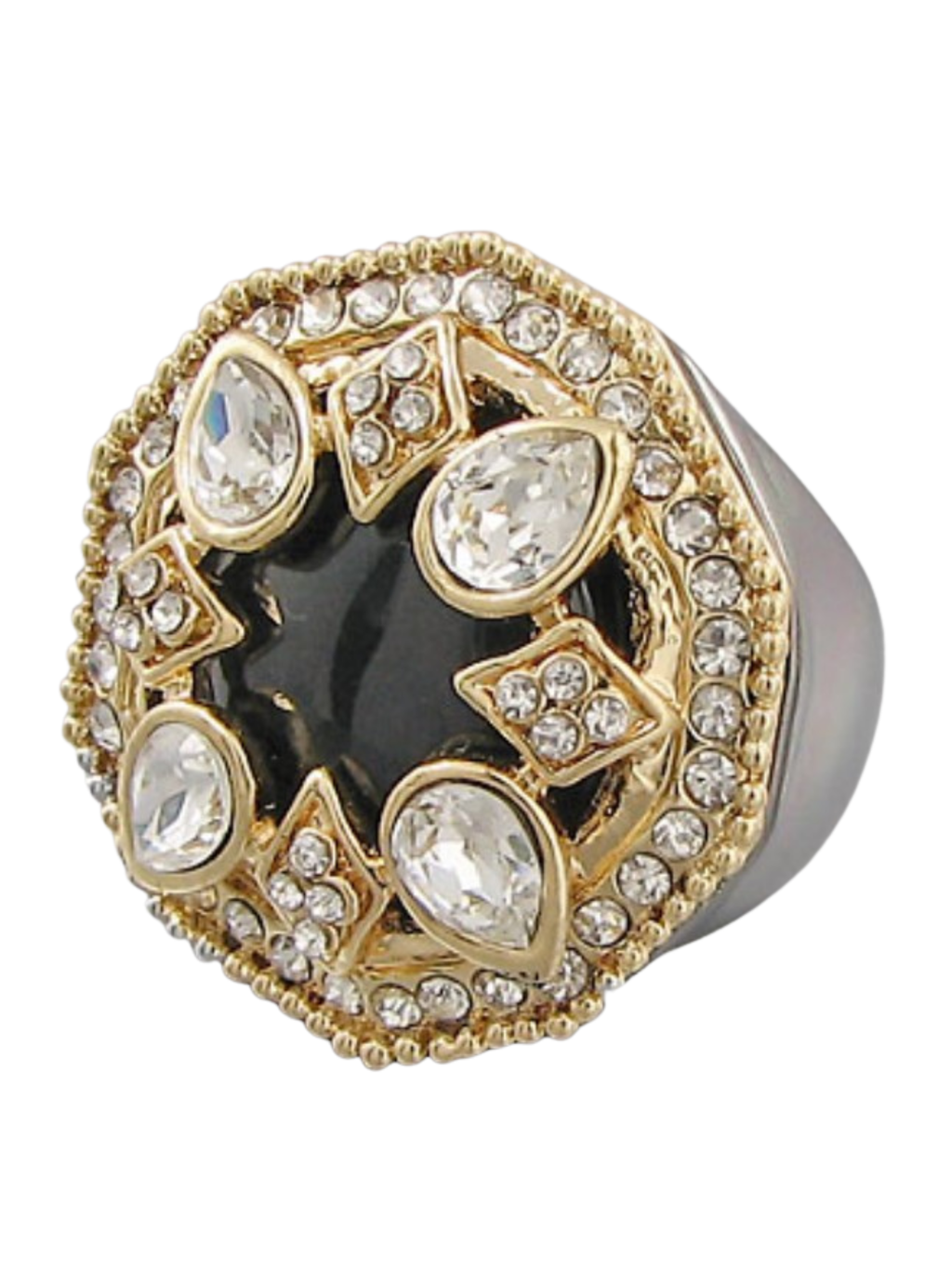 Ebony Cocktail Ring