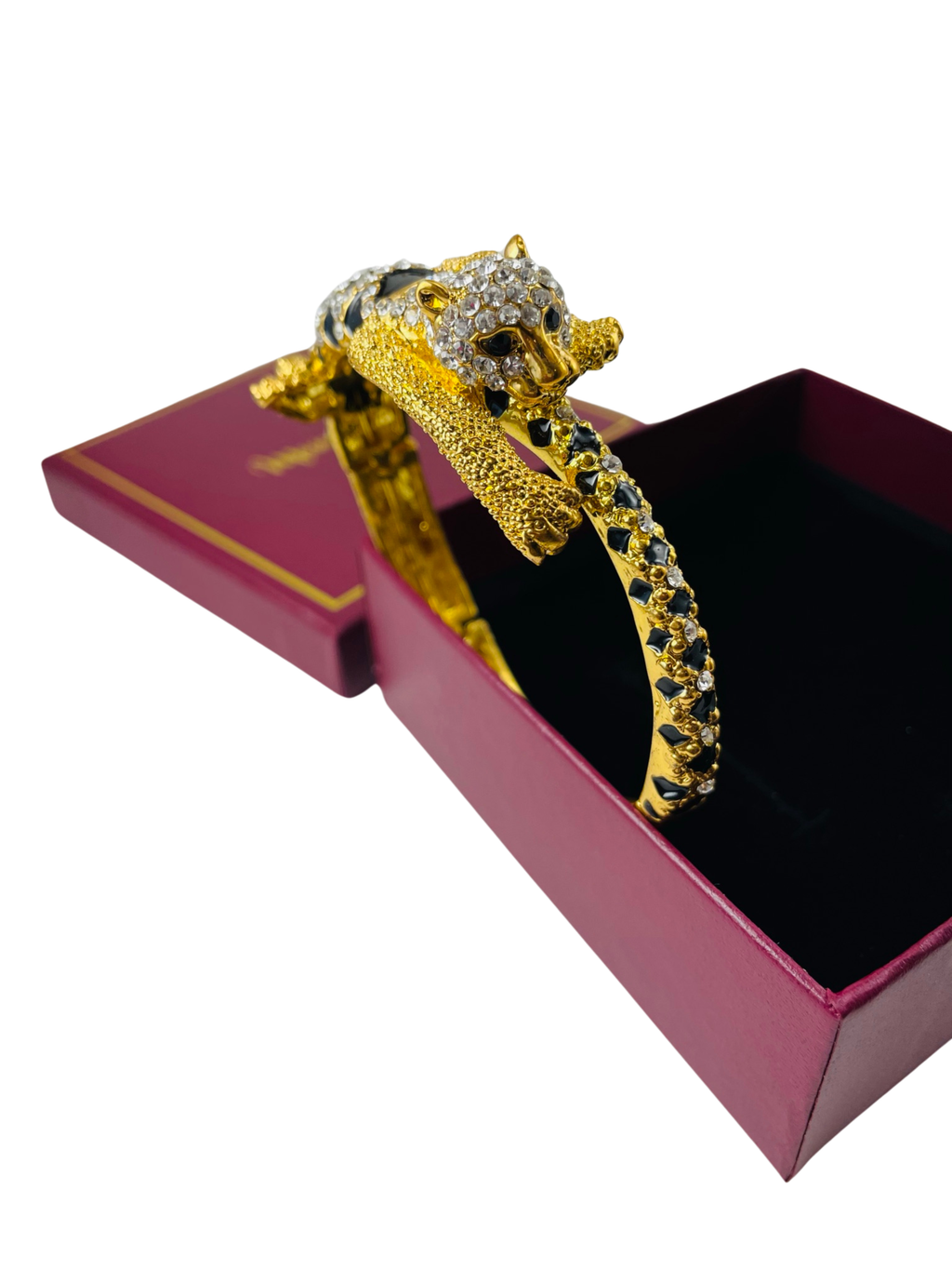 Leopard Jeweled Bracelet