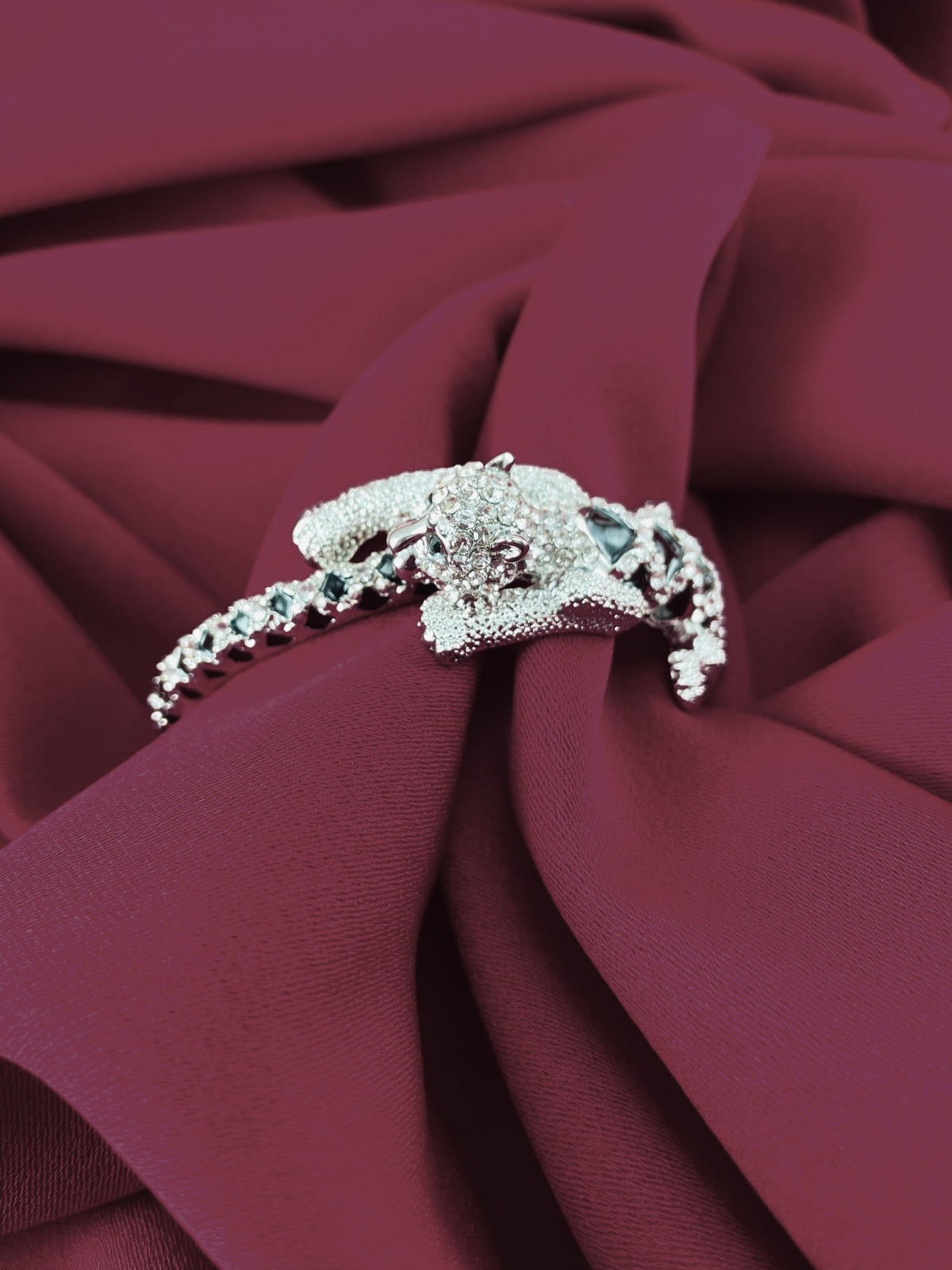 Leopard Jeweled Bracelet